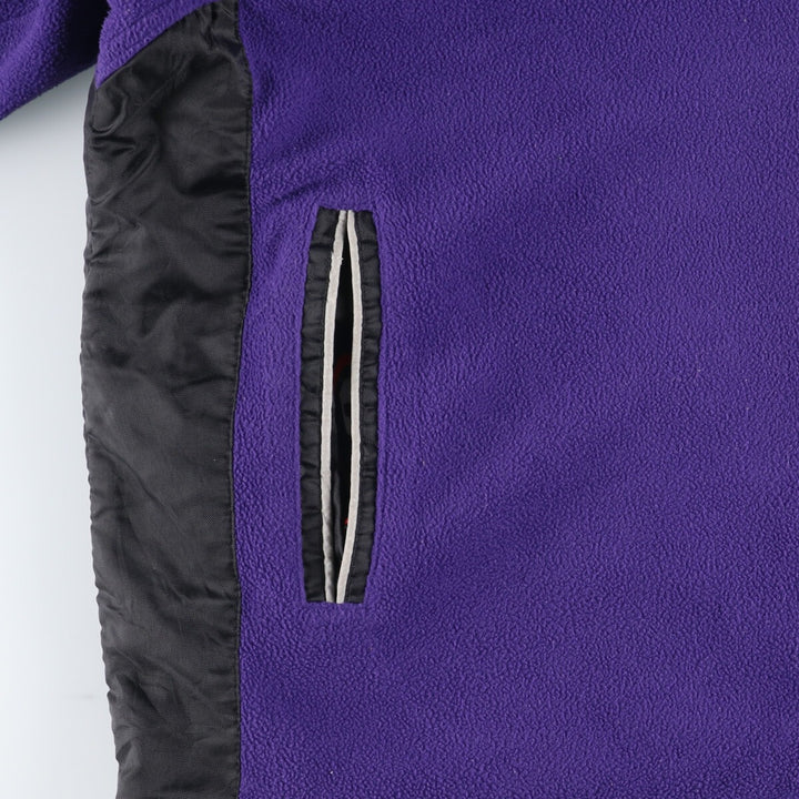 Pro Player NFL Minnesota Vikings Reversible Nylon and Fleece Jacket, Men's Size Large polyester purple type Vintage Second Hand