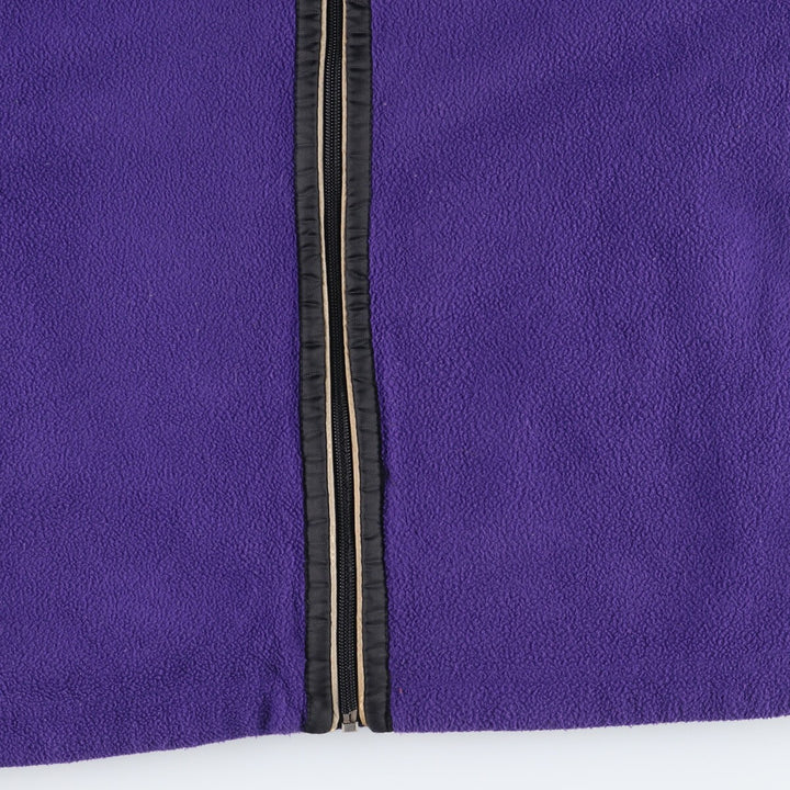 Pro Player NFL Minnesota Vikings Reversible Nylon and Fleece Jacket, Men's Size Large polyester purple type Vintage Second Hand