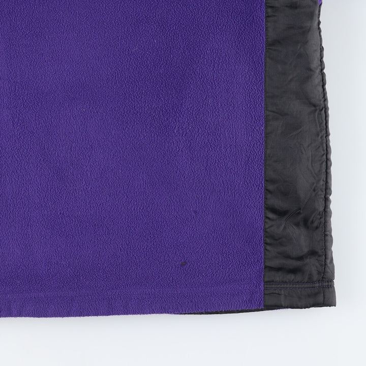 Pro Player NFL Minnesota Vikings Reversible Nylon and Fleece Jacket, Men's Size Large polyester purple type Vintage Second Hand