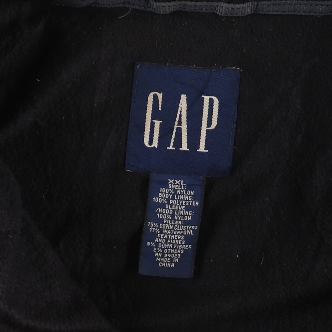 2000'S GAP Down Jacket Men's Size L Nylon red type Vintage Second Hand