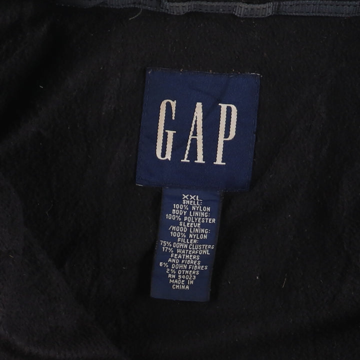 2000'S GAP Down Jacket Men's Size L Nylon red type Vintage Second Hand