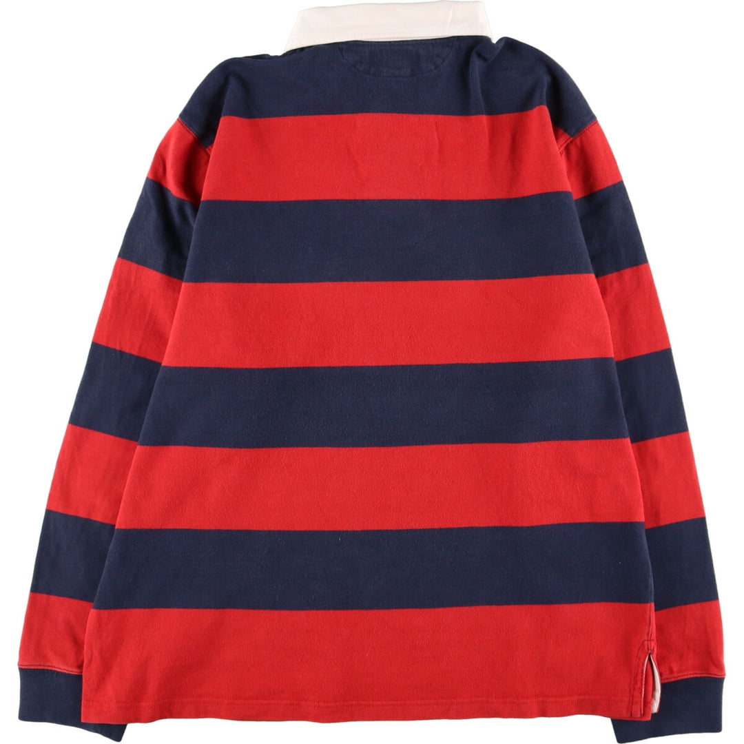 Ralph Lauren POLO by Ralph Lauren CUSTOM FIT Border Pattern Long Sleeve Rugby Shirt Men's XL /eaa414875