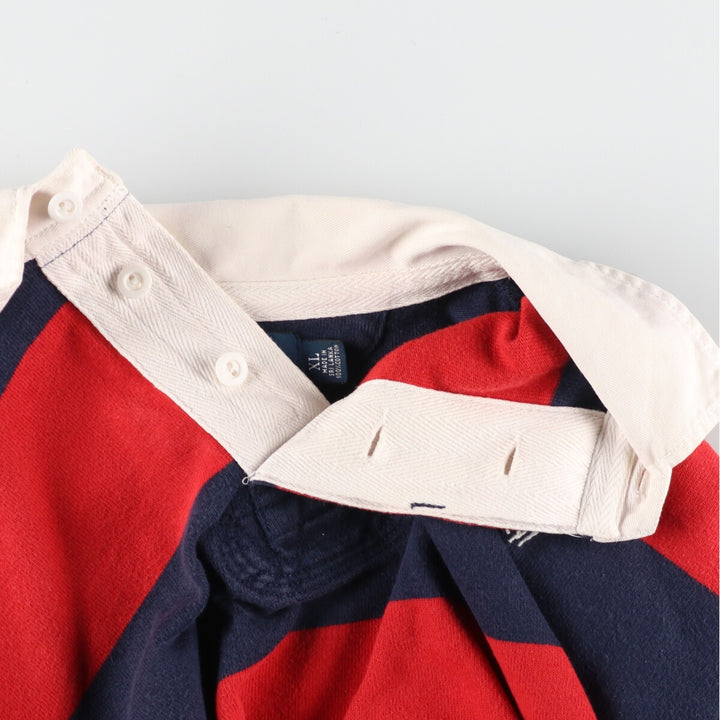 Ralph Lauren POLO by Ralph Lauren CUSTOM FIT Border Pattern Long Sleeve Rugby Shirt Men's XL /eaa414875