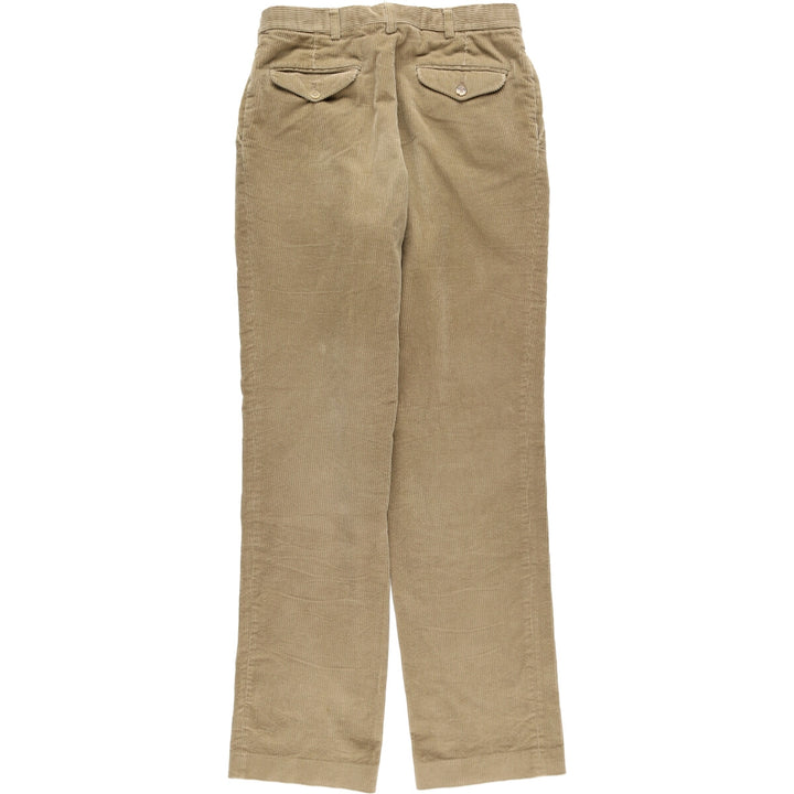 80'S LLBean 2-pleat corduroy pants for men, w33, vintage /eaa414918
