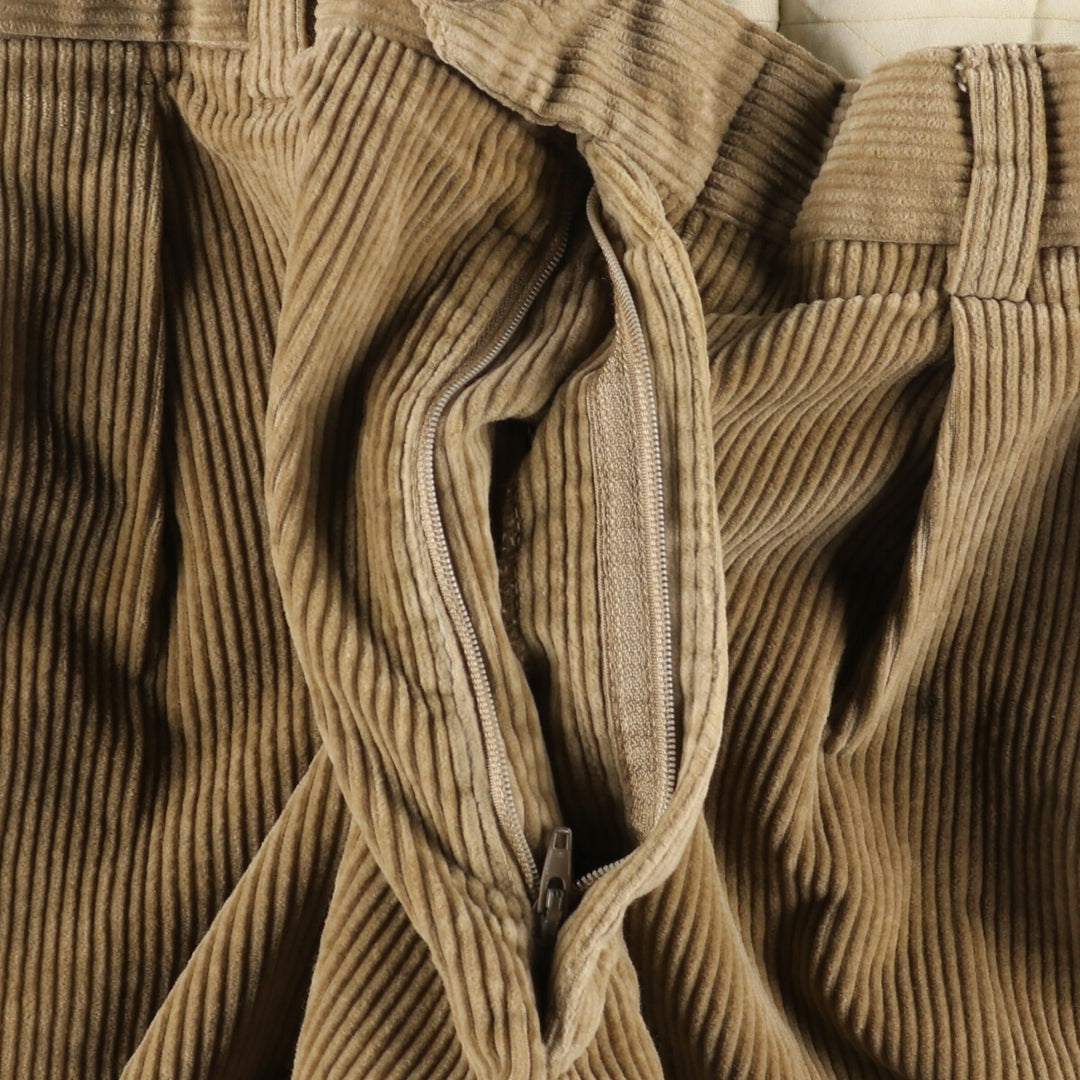 80'S LLBean 2-pleat corduroy pants for men, w33, vintage /eaa414918