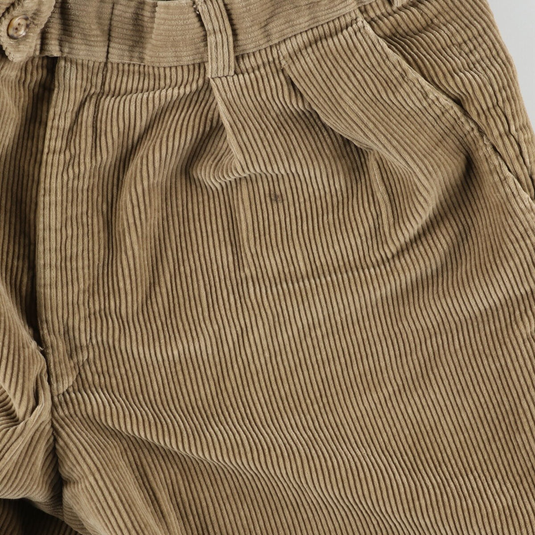 80'S LLBean 2-pleat corduroy pants for men, w33, vintage /eaa414918