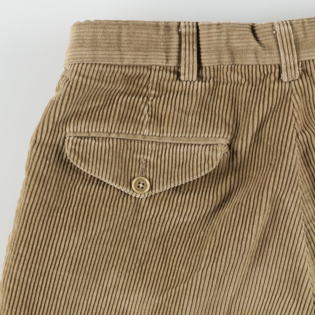 80'S LLBean 2-pleat corduroy pants for men, w33, vintage /eaa414918