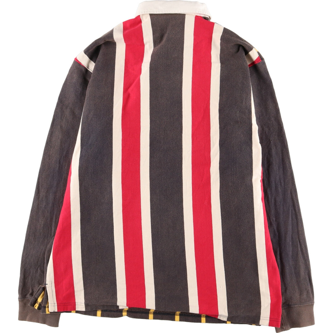 Ralph Lauren POLO by Ralph Lauren Stripe Pattern Long Sleeve Rugby Shirt Men's XL /eaa414931