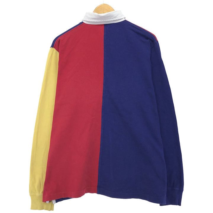 90'S Brooks Brothers Est.1818 Crazy Pattern Long Sleeve Rugby Shirt Men's L Vintage /eaa414936