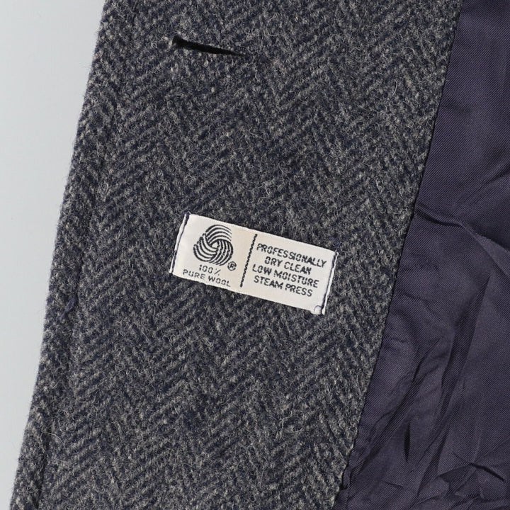 80'S JGHOOK Herringbone Peacoat Made in USA Women's L Vintage /eaa414981