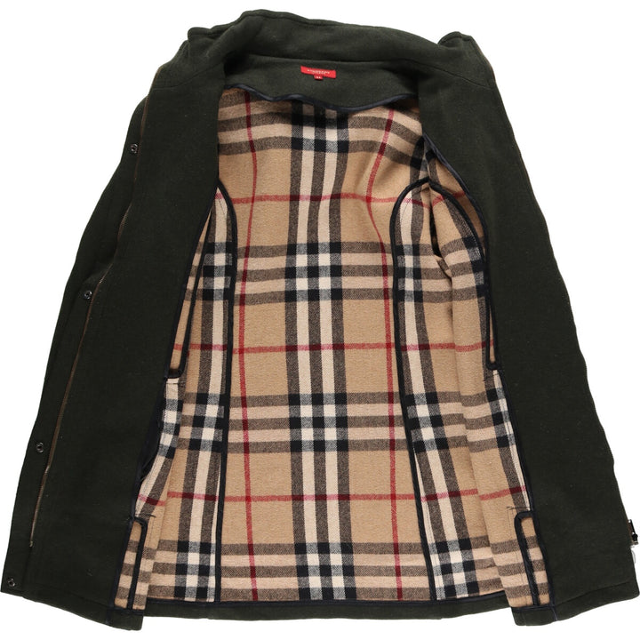 Burberry's LONDON wool hooded coat made in Spain women's M /eaa414989