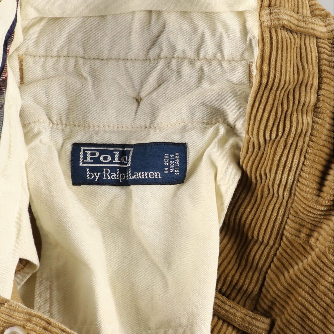 Ralph Lauren POLO by Ralph Lauren wide ribbed corduroy pants for men w33 / eaa415135