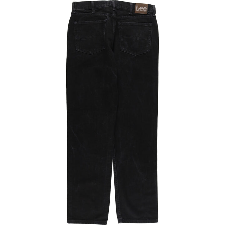 Lee REGULAR FIT Black Denim Straight Denim Pants Men's W34 Wide Pants /eaa415168