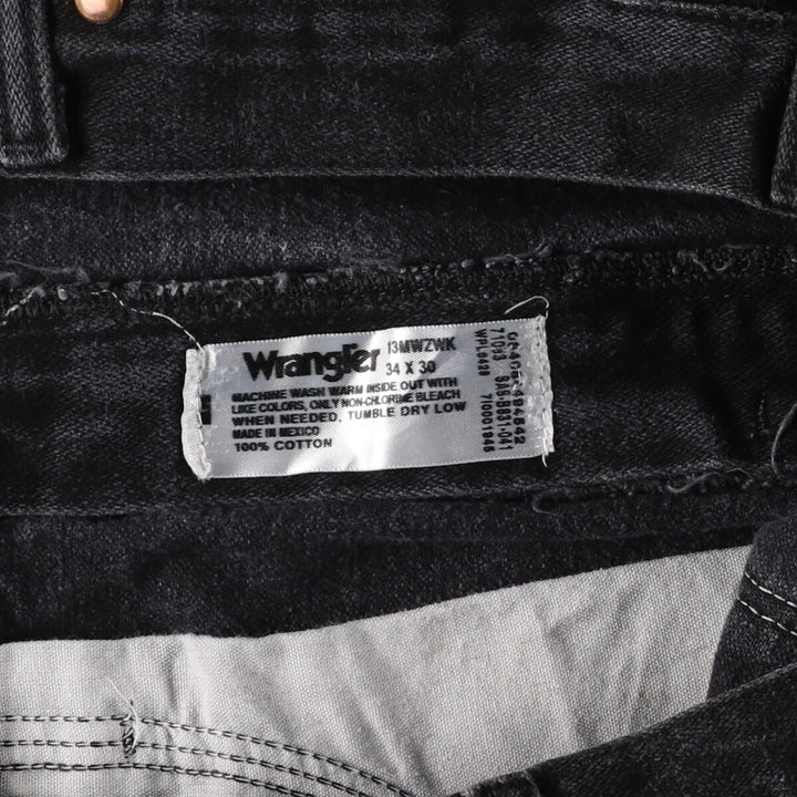 Wrangler 13MWZ Black Denim Pants Men's W34 / eaa415276