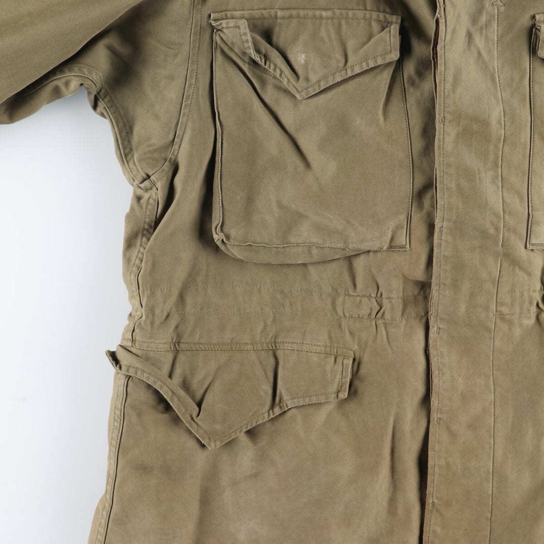 1940'S US military genuine M-1943 hooded military field jacket made in USA 40S men's size L vintage /eaa415328