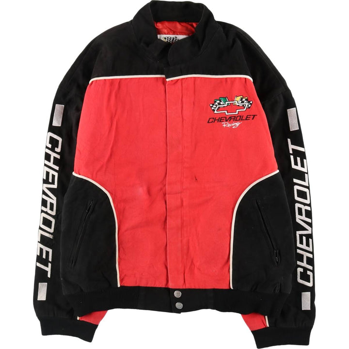 RACING CHAMPIONS CHEVROLET Chevrolet Racing Jacket Men's L equivalent /eaa415341