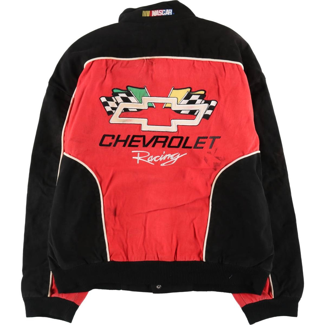 RACING CHAMPIONS CHEVROLET Chevrolet Racing Jacket Men's L equivalent /eaa415341