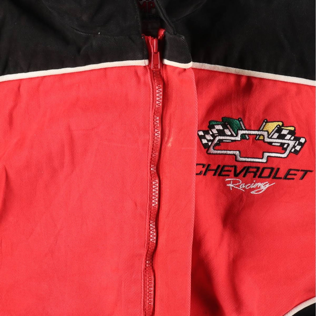 RACING CHAMPIONS CHEVROLET Chevrolet Racing Jacket Men's L equivalent /eaa415341