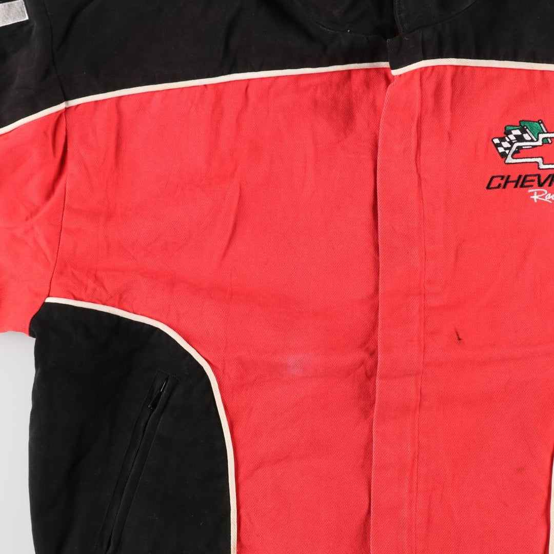 RACING CHAMPIONS CHEVROLET Chevrolet Racing Jacket Men's L equivalent /eaa415341