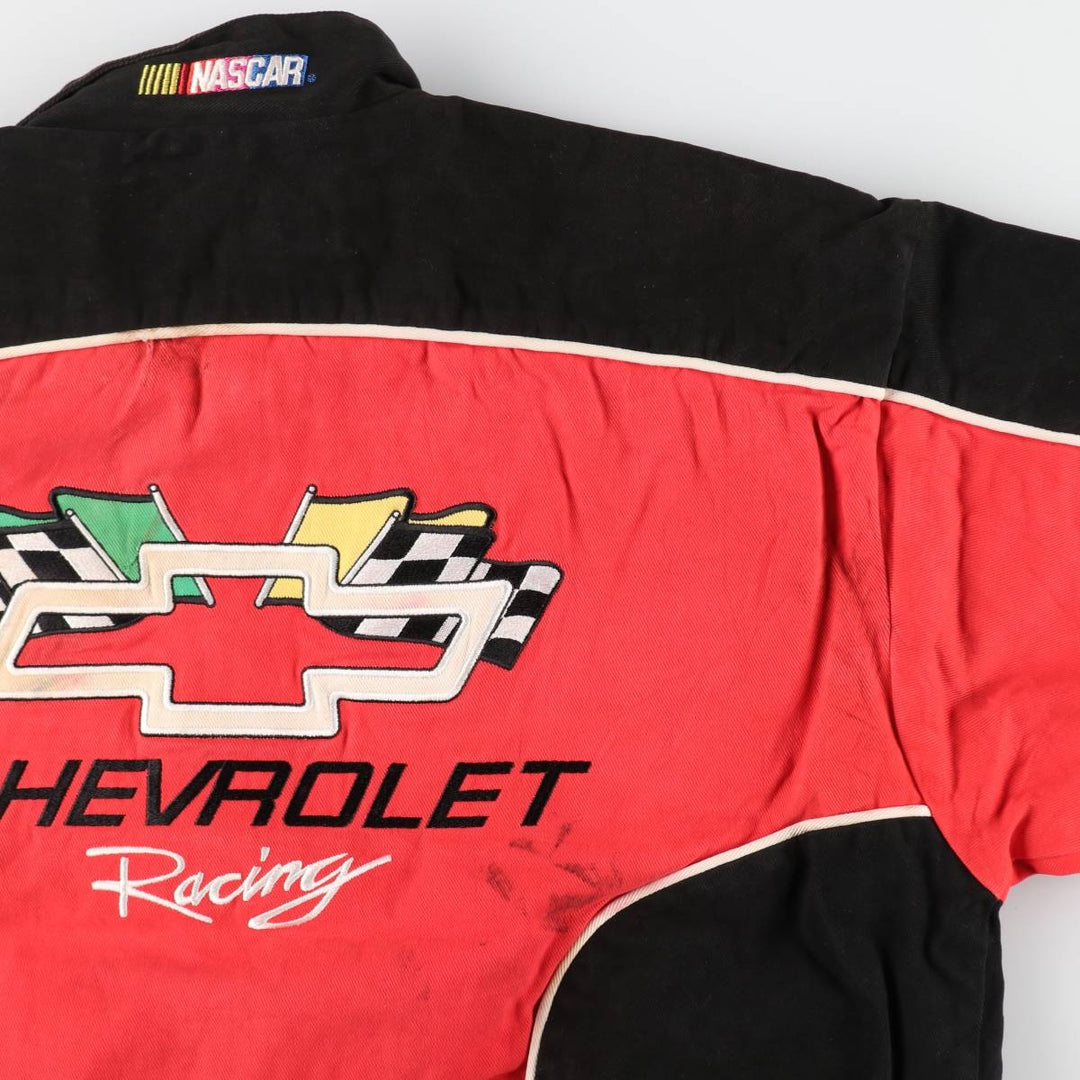 RACING CHAMPIONS CHEVROLET Chevrolet Racing Jacket Men's L equivalent /eaa415341