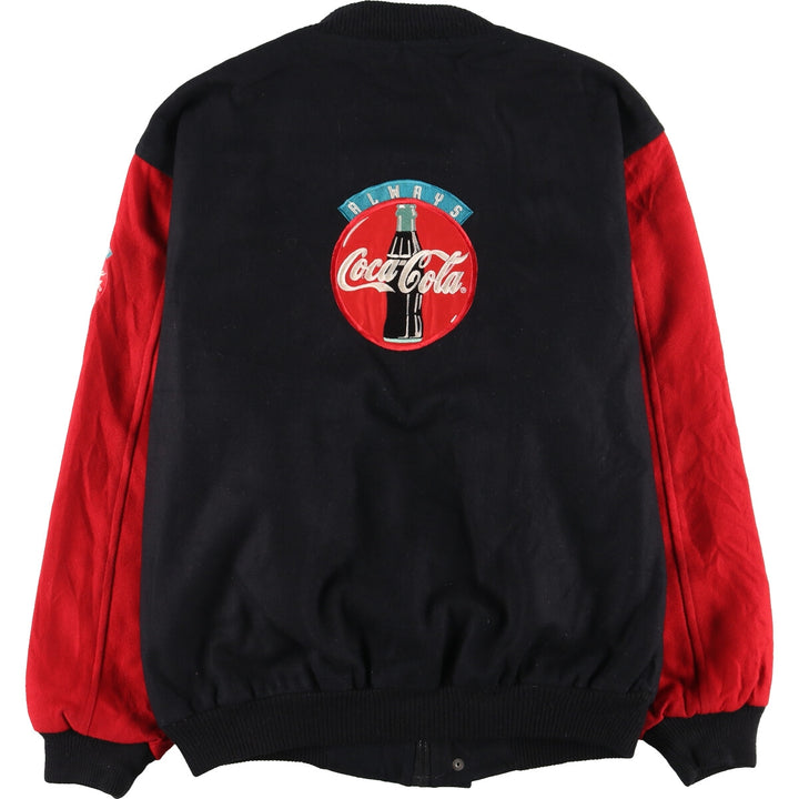 ~90'S DSL LIMITED Coca-Cola Wool Stadium Jacket Award Jacket Varsity Jacket Men's L Vintage /eaa415345