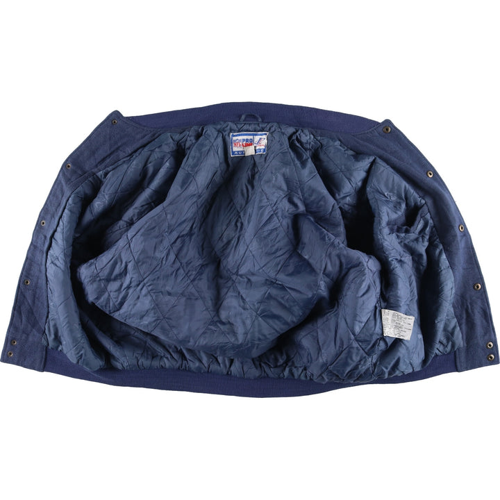 90'S LOGO ATHLETIC NFA Dallas Cowboys Wool Leather Sleeve Jacket Award Jacket Varsity Jacket Men's L /eaa415347