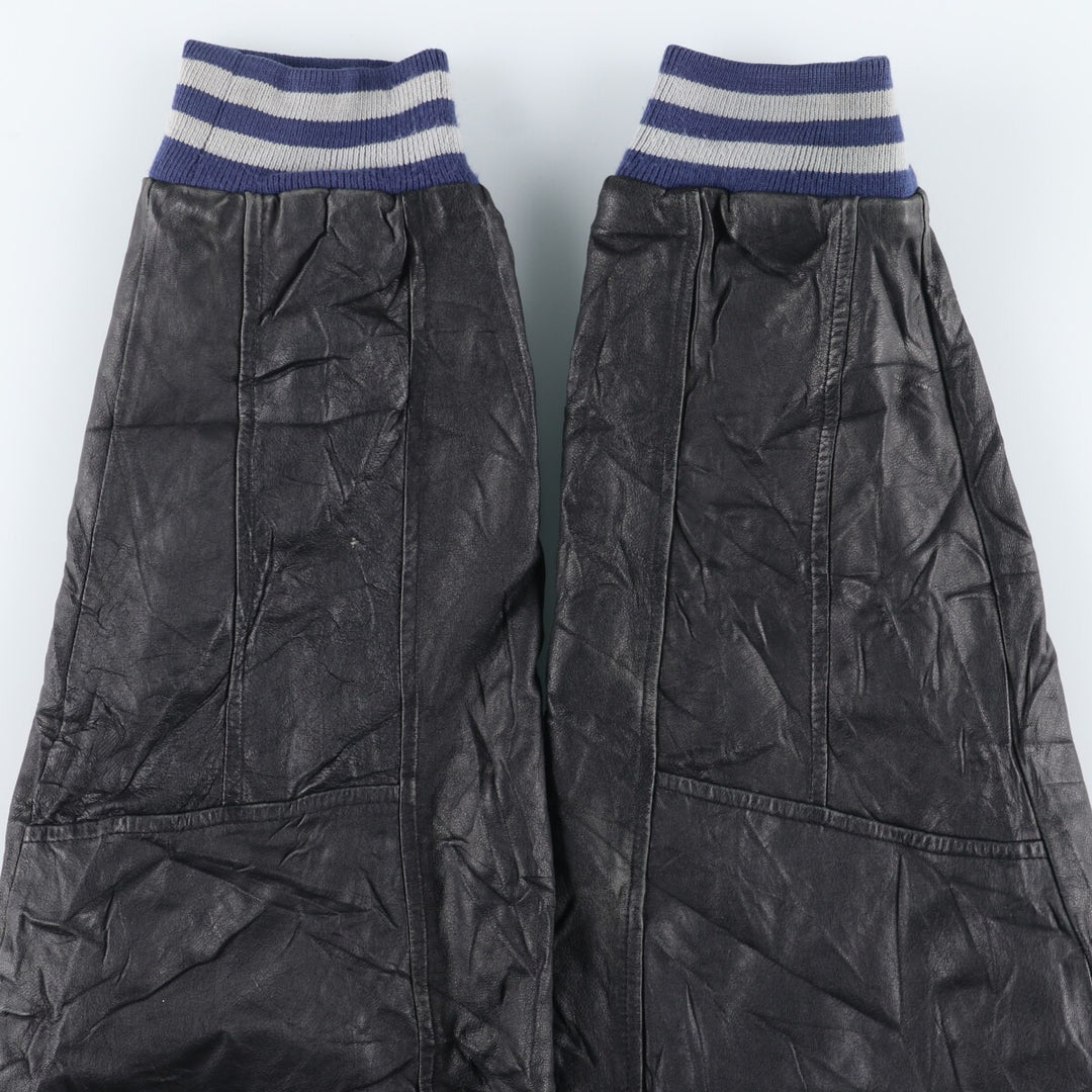 90'S LOGO ATHLETIC NFA Dallas Cowboys Wool Leather Sleeve Jacket Award Jacket Varsity Jacket Men's L /eaa415347