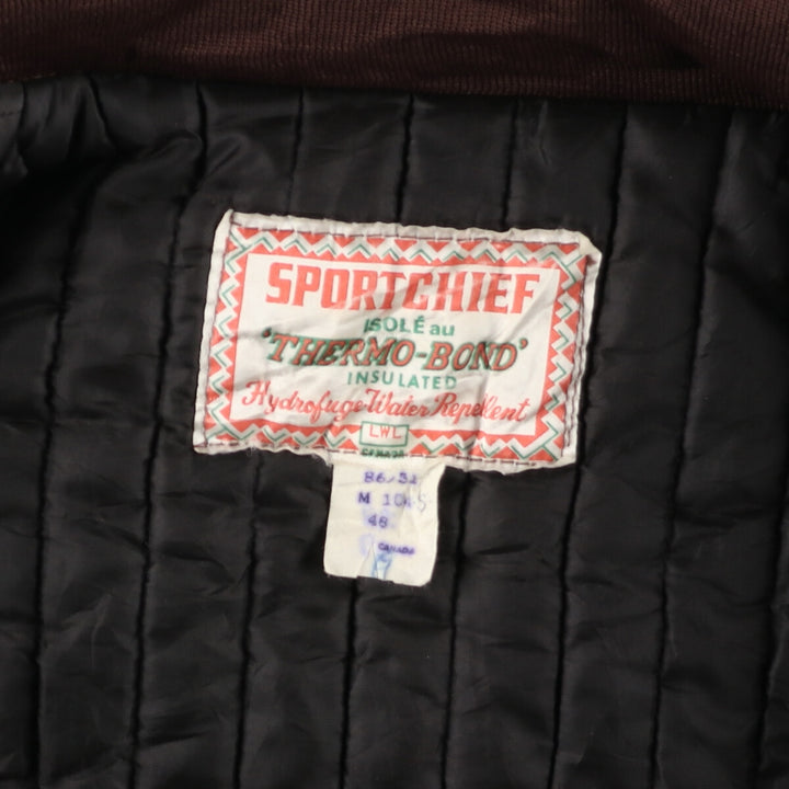 70'S SPORTCHIEF padded hoodie made in Canada, men's XXL, vintage /eaa415364