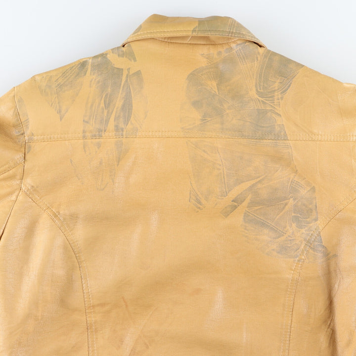 70'S PACIFIC TRAIL Trucker Jacket Faux Leather Jacket Men's M Vintage /eaa415374