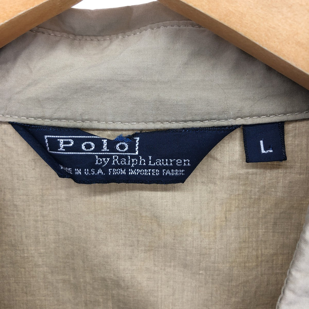 90'S Polo by Ralph Lauren swing top sports jacket, made in USA, men's L, vintage /eaa415379