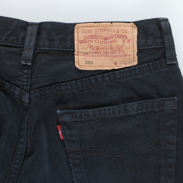 90'S Levi's 501-0165 Black Denim Straight Denim Pants Made in USA Men's W29 Vintage /eaa415488