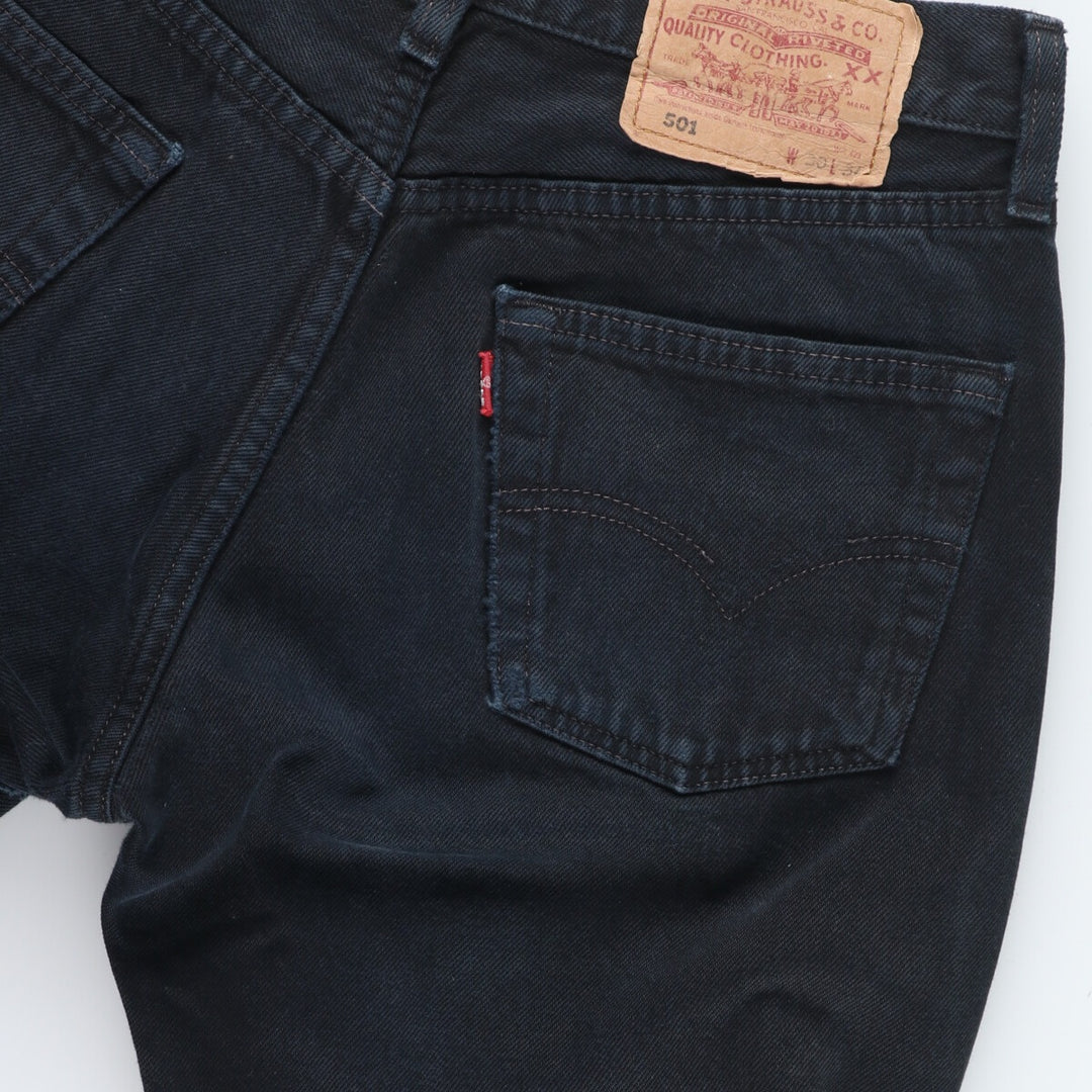 90'S Levi's 501-0165 Black Denim Straight Denim Pants Made in USA Men's W29 Vintage /eaa415488