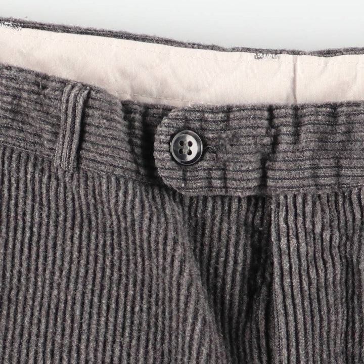 Schurwoll Cord ELASTIC Corduroy Pants, Men's W36 (approx.), Vintage wool gray type Vintage Second Hand