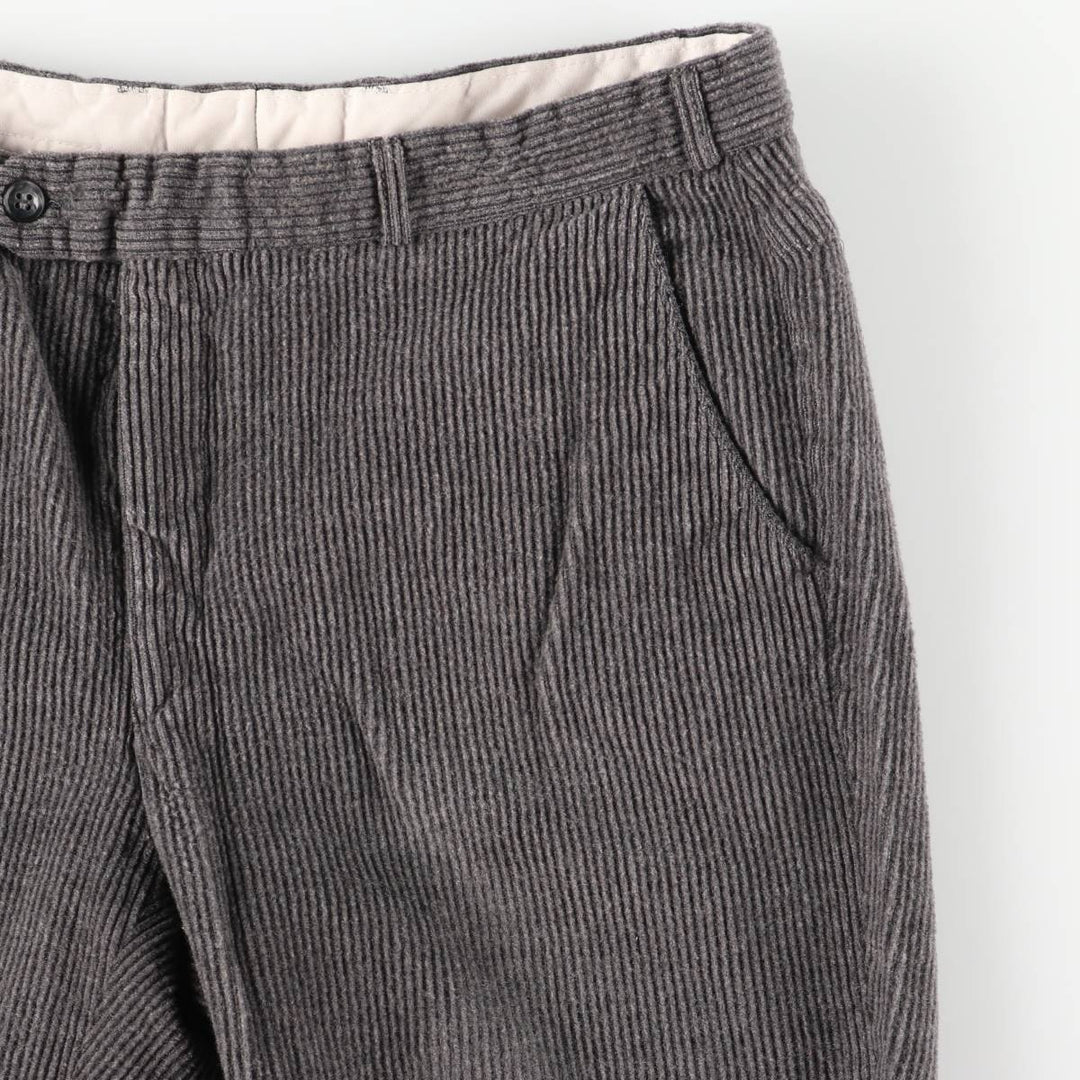 Schurwoll Cord ELASTIC Corduroy Pants, Men's W36 (approx.), Vintage wool gray type Vintage Second Hand