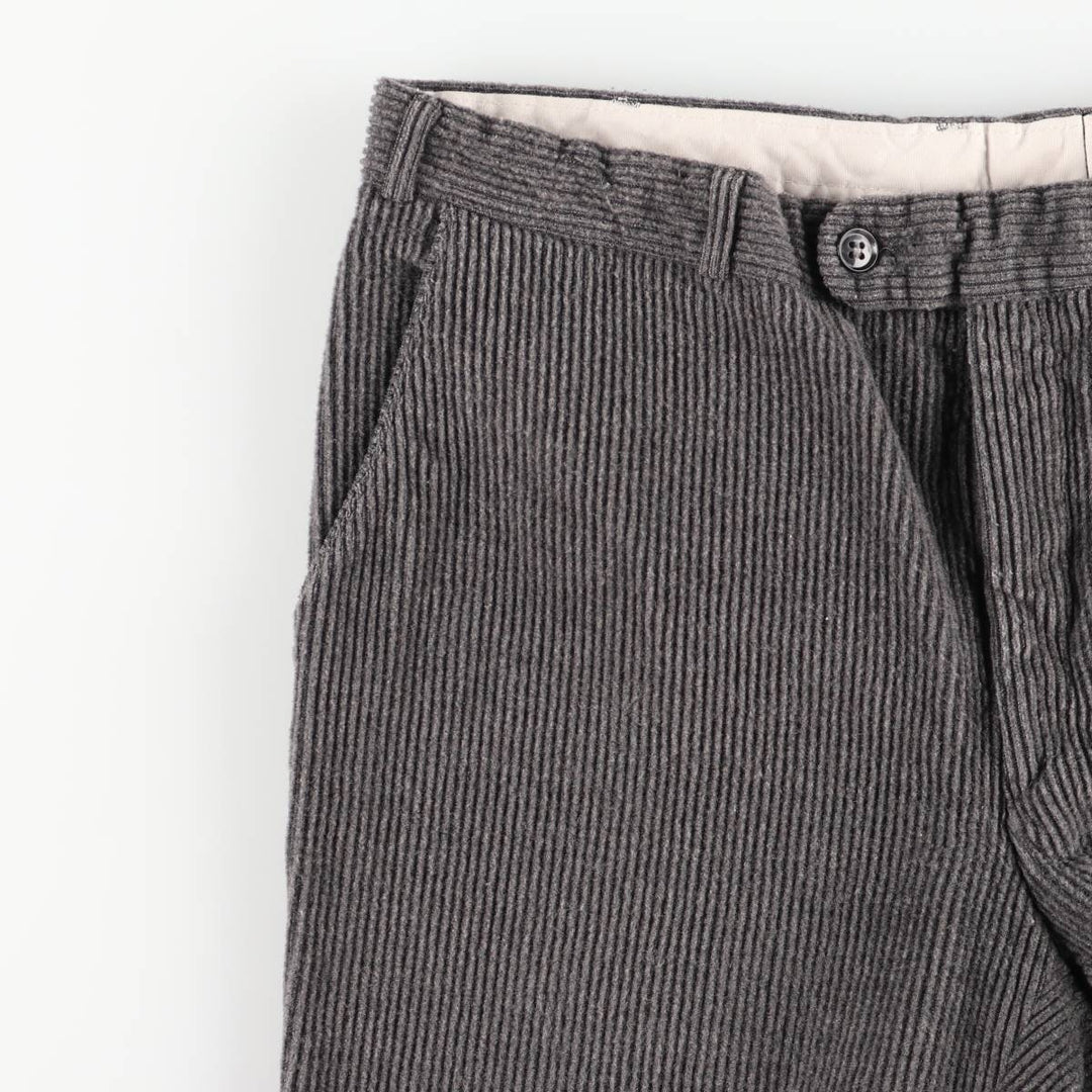 Schurwoll Cord ELASTIC Corduroy Pants, Men's W36 (approx.), Vintage wool gray type Vintage Second Hand