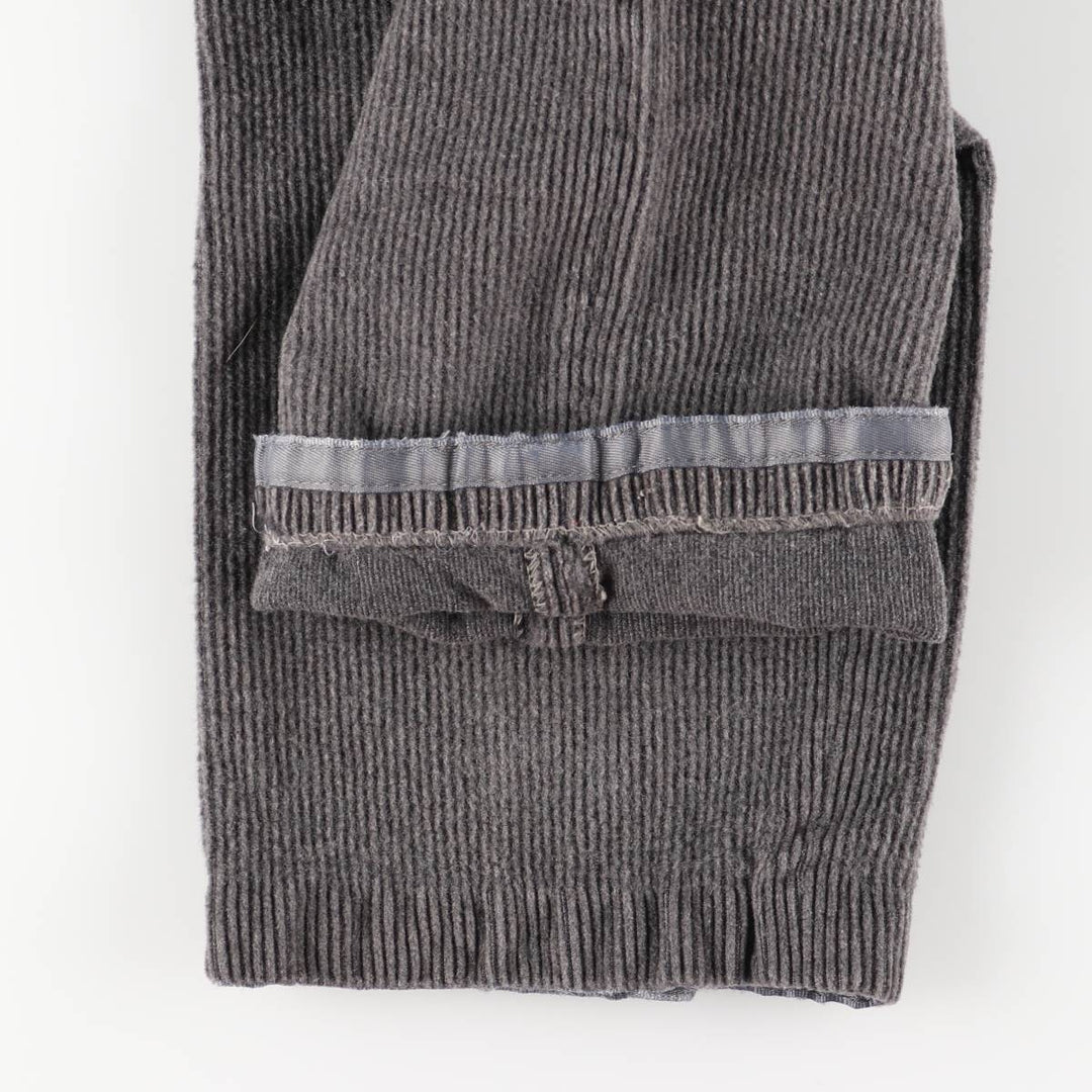 Schurwoll Cord ELASTIC Corduroy Pants, Men's W36 (approx.), Vintage wool gray type Vintage Second Hand