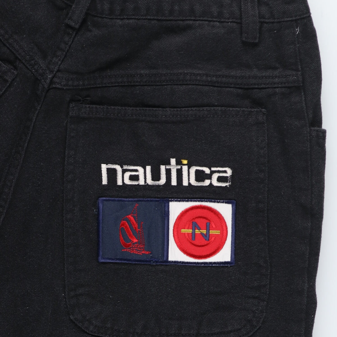 90'S NAUTICA Black Denim Painter Pants Men's W32 Vintage / eaa415545