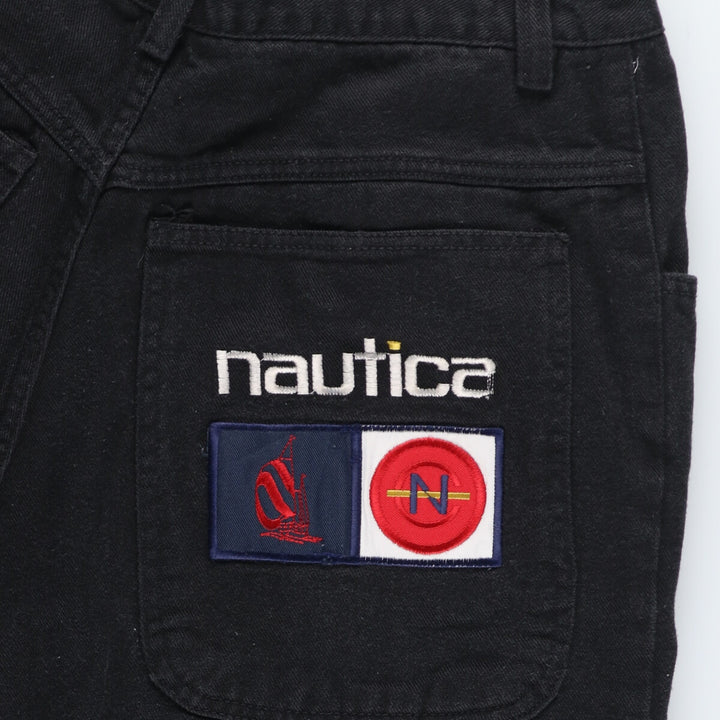 90'S NAUTICA Black Denim Painter Pants Men's W32 Vintage / eaa415545