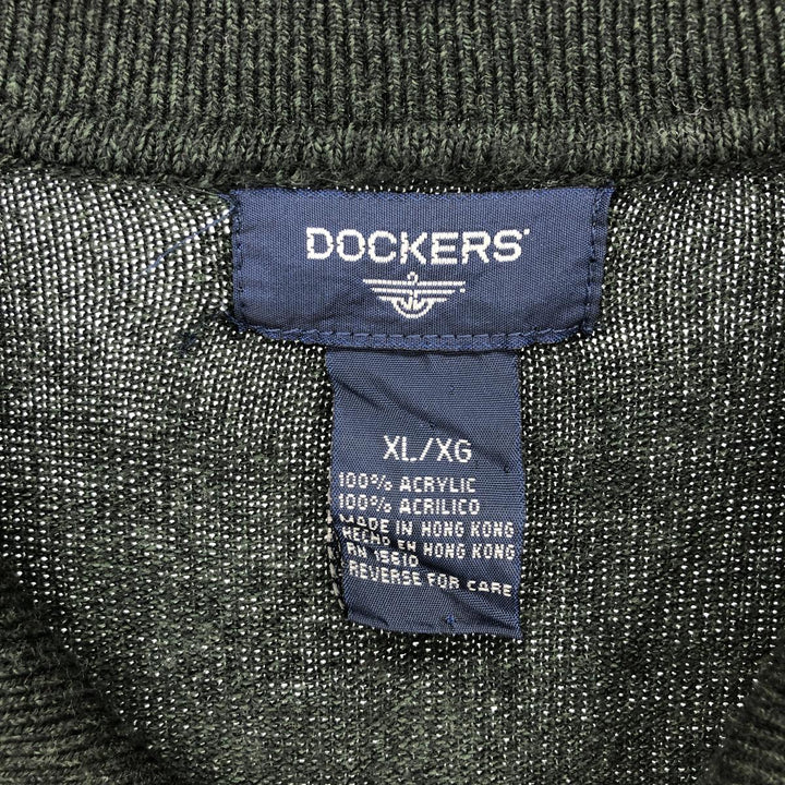 DOCKERS Acrylic Polo Knit Sweater Men's XL /eaa415564