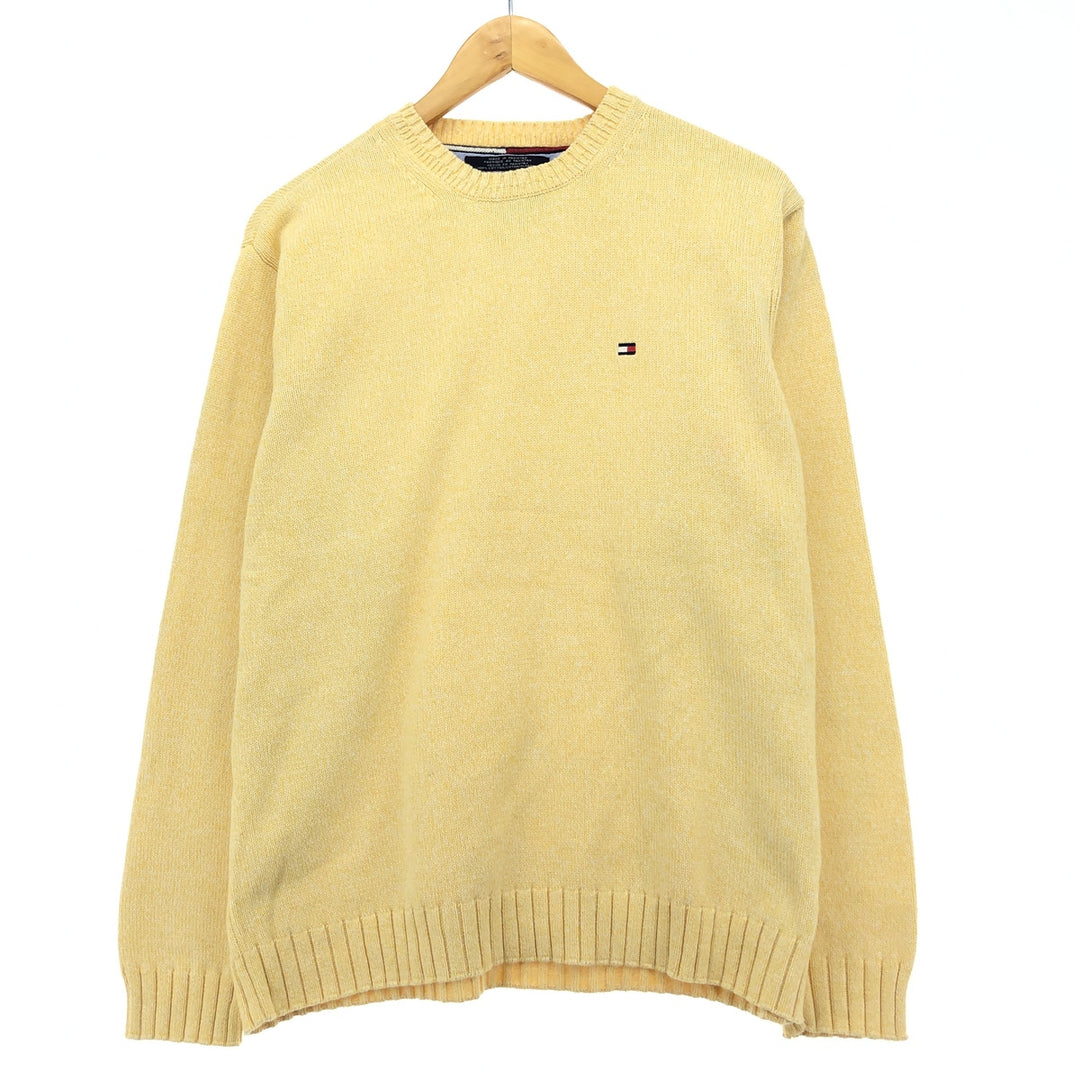 TOMMY HILFIGER Cotton knit sweater for men L /eaa415566