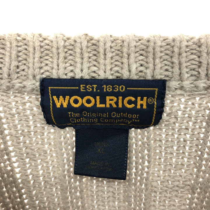 00'S WOOLRICH Ribbed Cotton Knit Sweater Men's XL /eaa415579