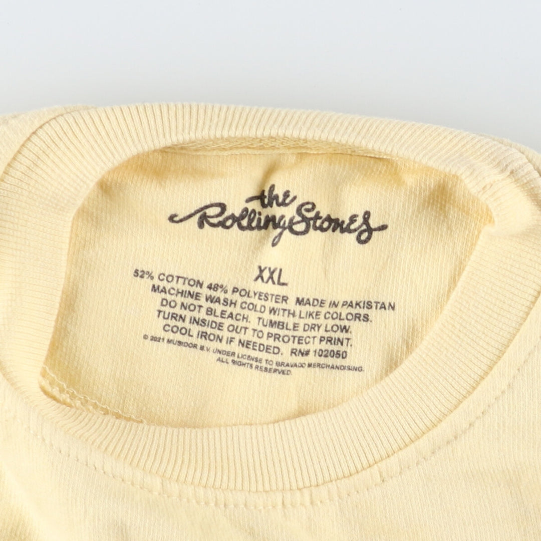 THE ROLLING STONES The Rolling Stones Band Sweatshirt Trainer Women's XXL [Eluru] /eaa415644