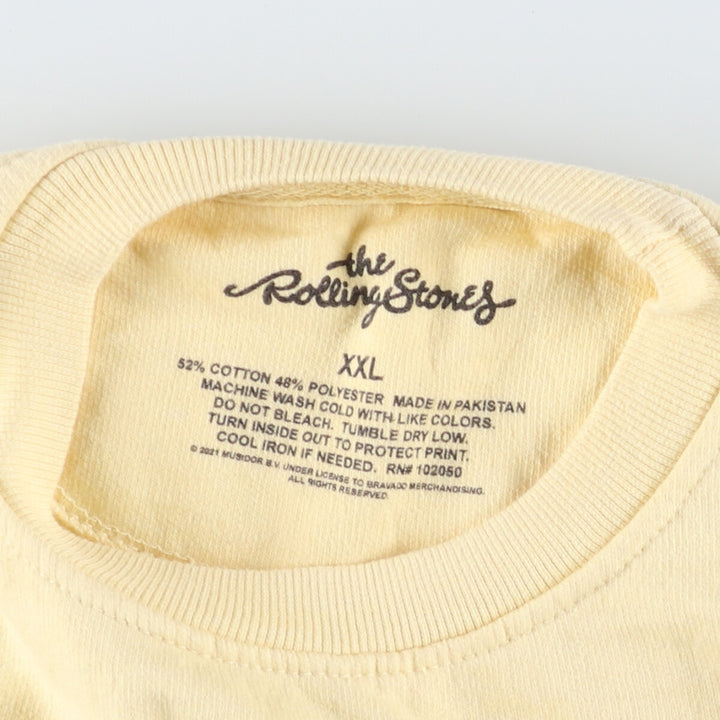 THE ROLLING STONES The Rolling Stones Band Sweatshirt Trainer Women's XXL [Eluru] /eaa415644