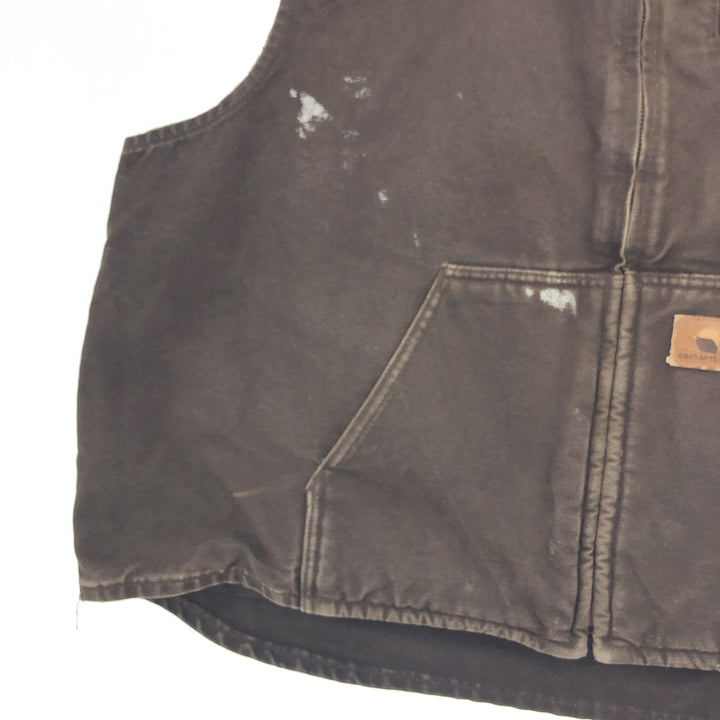 Big size 00'S Carhartt Duck Vest Men's XXXL /eaa415670