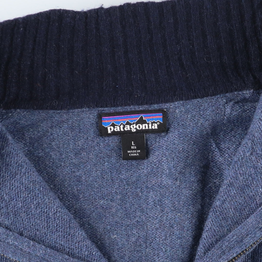 Patagonia Wool Knit Half Zip Sweater Men's L / eaa415712