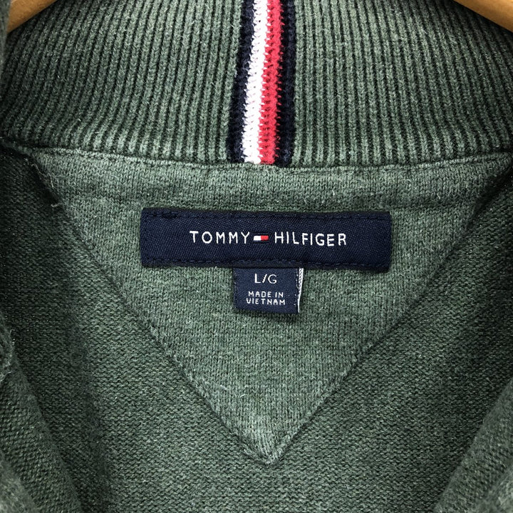 Tommy Hilfiger Half Zip Sweatshirt Trainer Men's L /eaa415761