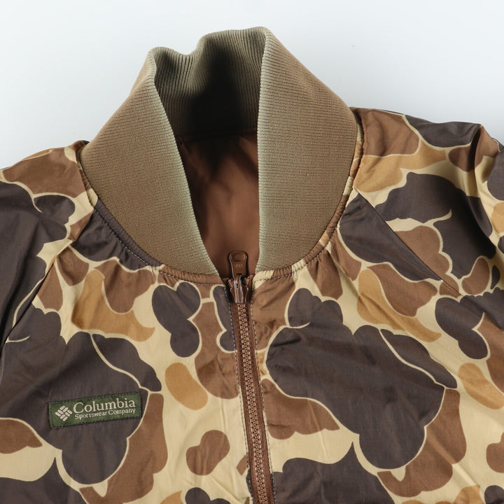 00'S Columbia Duck Hunter Camo Reversible Padded Jacket Men's M /eaa415824