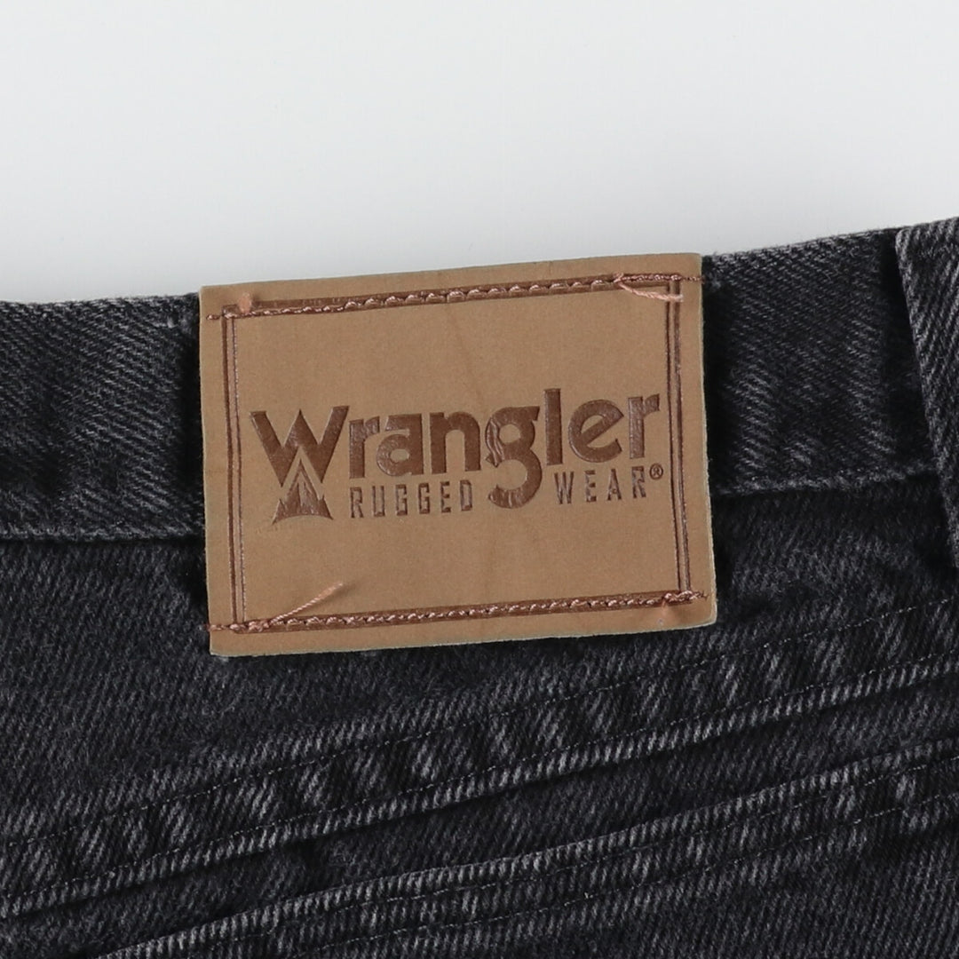 Wrangler Black Denim Straight Denim Pants Men's W32 / eaa415844