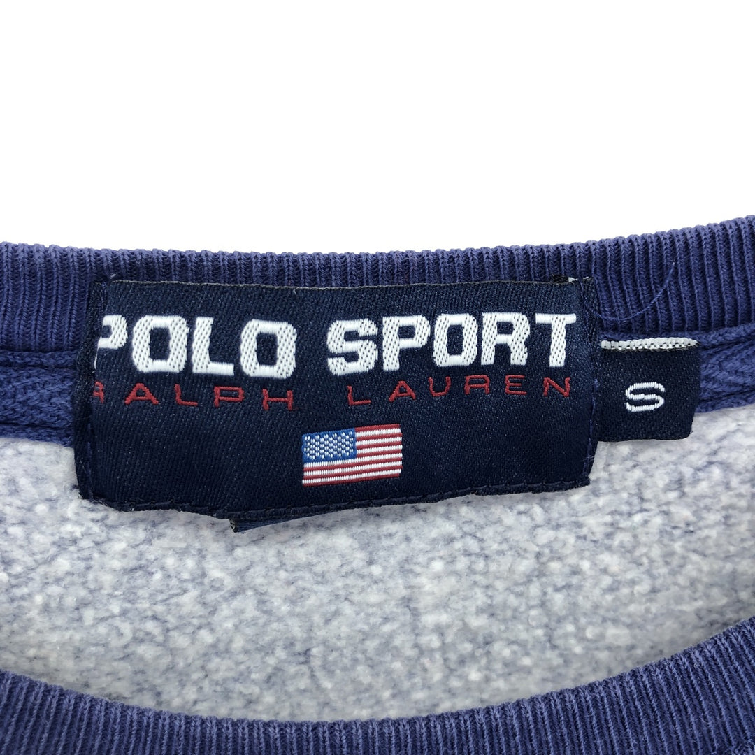 90'S Ralph Lauren Border Pattern Polo Sport One Point Logo Sweatshirt Trainer Men's S /eaa415968