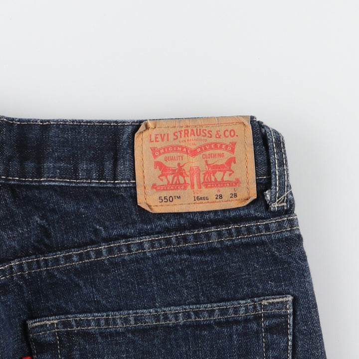 Levi's 550 RELAXED Tapered Denim Pants Women's L (w28) /eaa416000